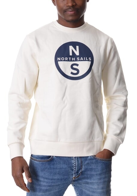 NORTH SAILS GRAPHIC Sweat-shirt ras du cou en coton Guimauve - Pulls molletonnés