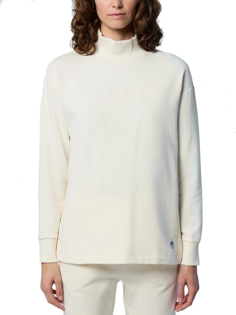 NORTH SAILS BASIC Sweat-shirt à col roulé en coton Guimauve - Sweat-shirts pour femmes