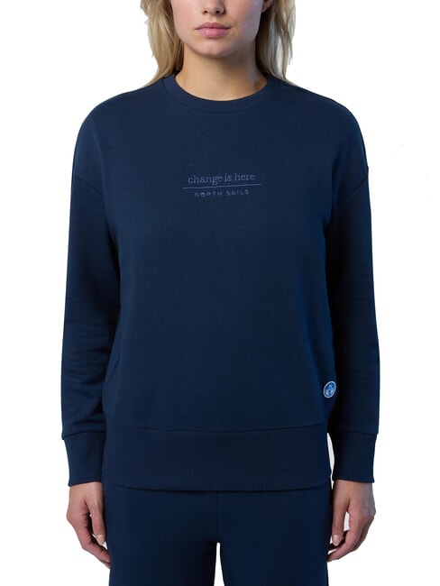 NORTH SAILS BASIC Sweat-shirt ras du cou en coton bleu marine - Sweat-shirts pour femmes