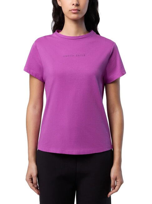 NORTH SAILS BASIC T-shirt en coton à manches courtes mauve - T-shirt