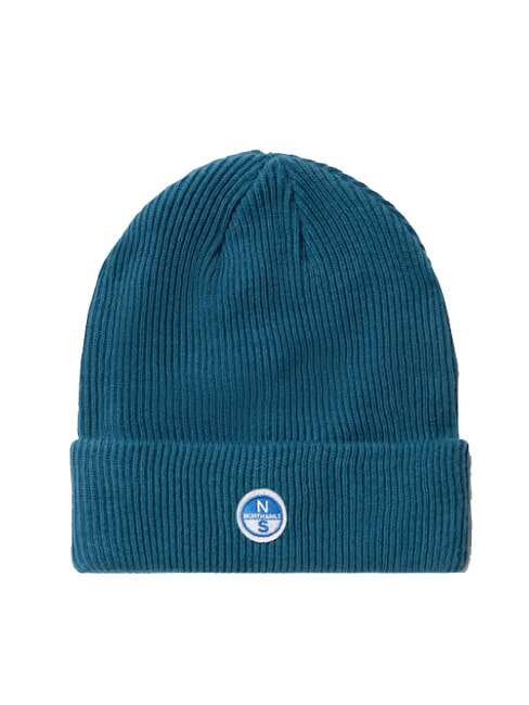 NORTH SAILS ROUND LOGO KIDS Chapeau en mélange de coton vert d'eau - Chapeau de bébé