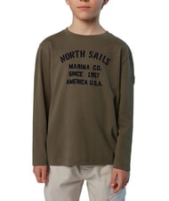 NORTH SAILS GRAPHIC KIDS chemise en coton à manches longues - Tee-shirt enfant