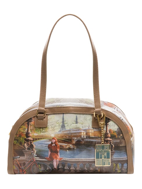 YNOT CITY LIFE Sac de bowling à bandoulière bonheur - Sacs pour Femme