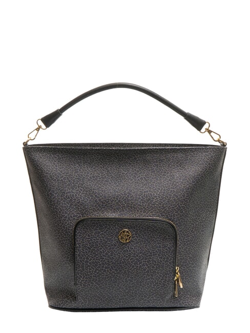 YNOT LUX Sac hobo avec poche NOIR - Sacs pour Femme