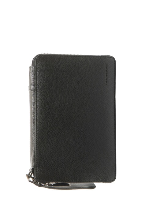 PIQUADRO MODUS RESTYLING Porte-documents en cuir Noir - Portefeuilles Homme
