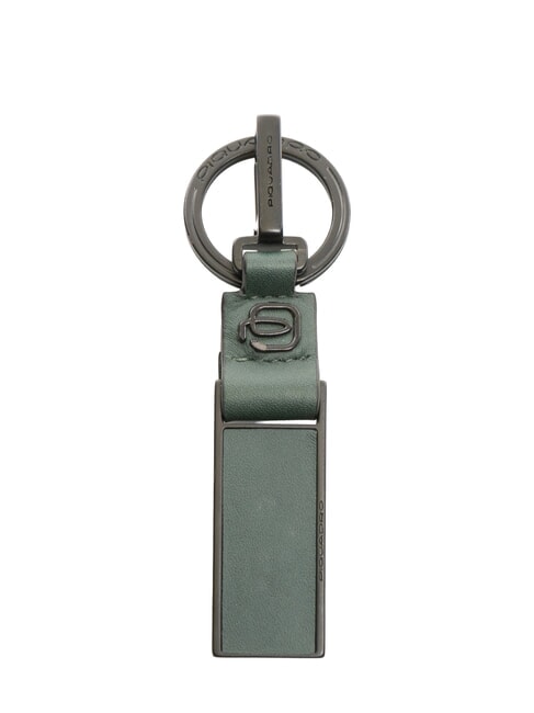 PIQUADRO FXP  Porte-clés en cuir VERT - Porte-clés