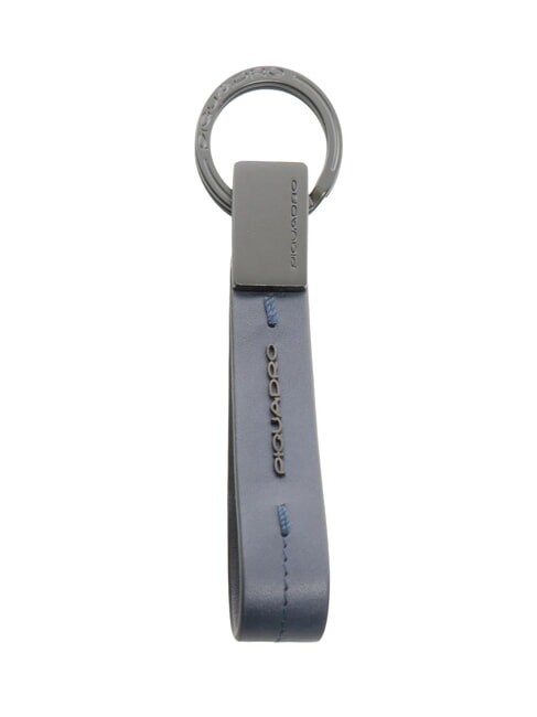 PIQUADRO KIRI Porte-clés en cuir bleu - Porte-clés