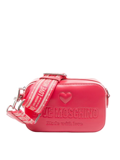 LOVE MOSCHINO MADE WITH LOVE Mini sac à bandoulière fuchsia - Sacs pour Femme
