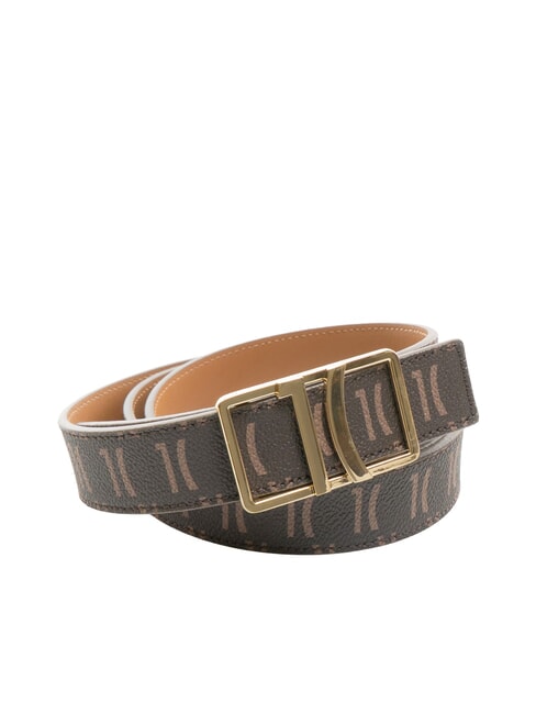 ALVIERO MARTINI PRIMA CLASSE MONOGRAM Ceinture à boucle avec logo foncé - Ceintures