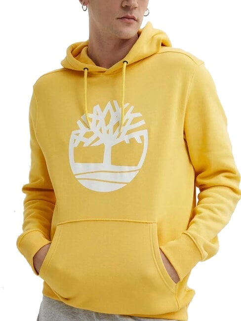 TIMBERLAND TREE LOGO Sweatshirt à capuche mimosa - Pulls molletonnés