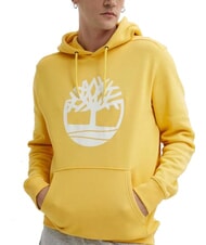 TIMBERLAND TREE LOGO Sweatshirt à capuche mimosa - Pulls molletonnés - 1