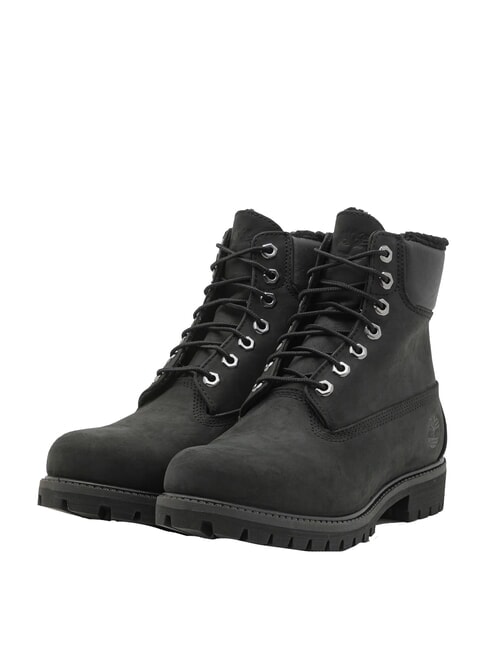 TIMBERLAND PREMIUM 6 INCH  Bottines en cuir nubuck NOIR - Chaussures Homme