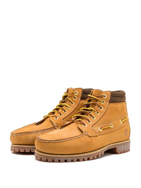 TIMBERLAND AUTHENTIC MID Bottines en cuir nubuck de blé - Chaussures Homme