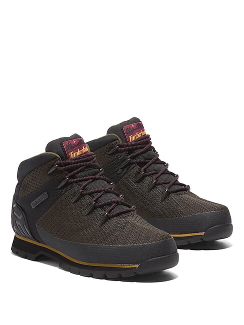 TIMBERLAND EURO SPRINT MID  bottes imperméables  maille marron moyen - Chaussures Homme