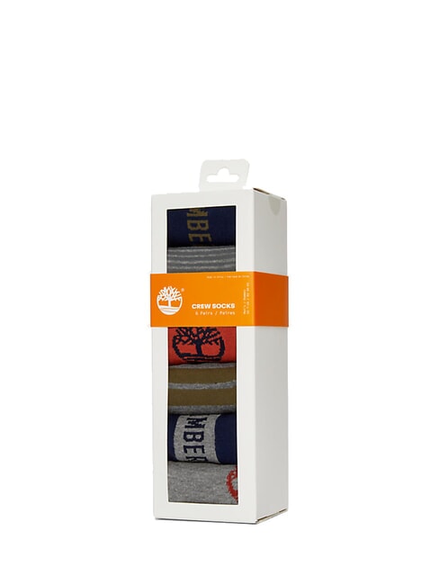 TIMBERLAND MIXUP  6 paires de chaussettes caban - Chaussettes pour hommes