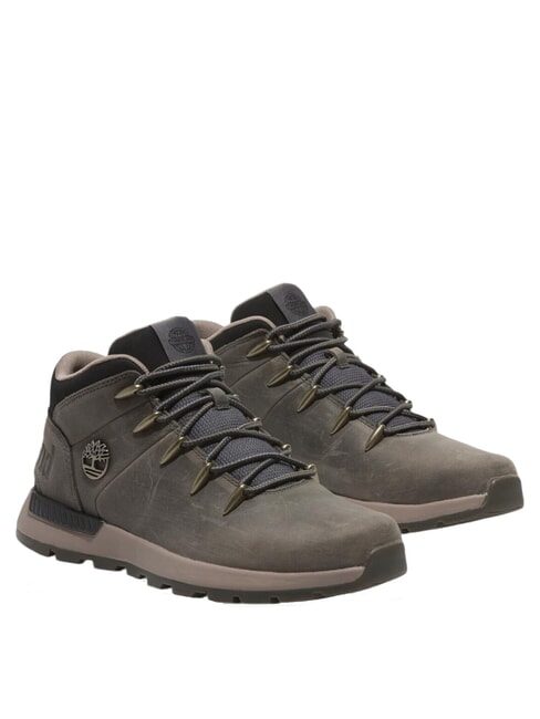 TIMBERLAND SPRINT TREKKER MID  Bottines en cuir  gris moyen pleine fleur - Chaussures Homme