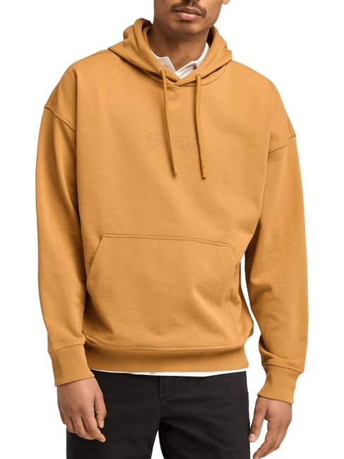 TIMBERLAND BACK LOGO  Sweatshirt à capuche botte de blé - Pulls molletonnés