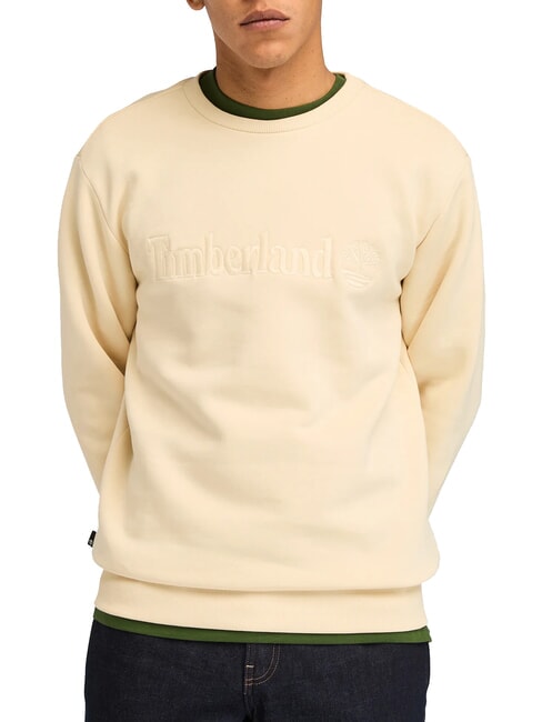 TIMBERLAND EMBROIDERY TONAL Sweat-shirt à col rond angora - Pulls molletonnés
