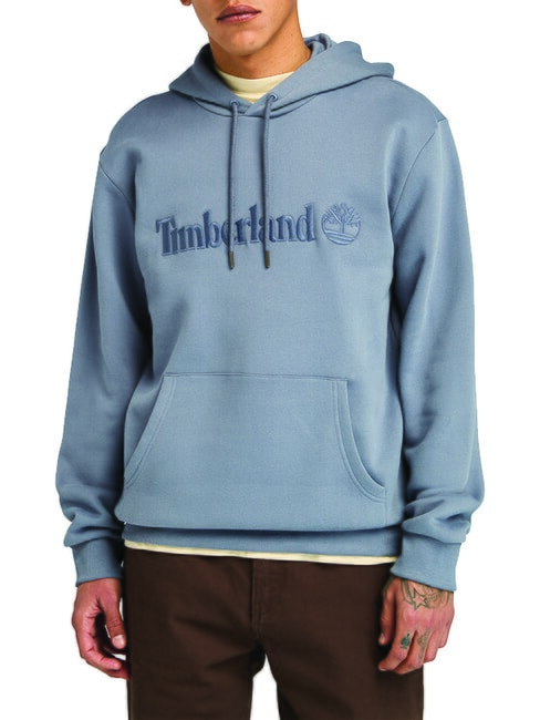 TIMBERLAND EMBROIDERY TONAL Sweatshirt à capuche gris pierre folklorique - Pulls molletonnés