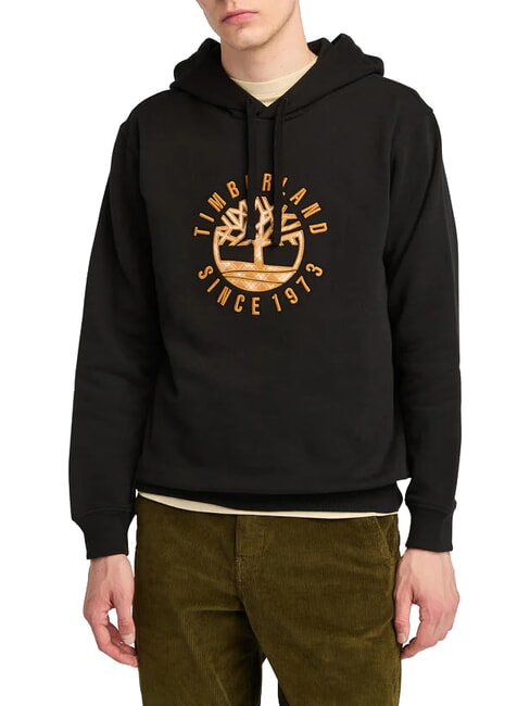 TIMBERLAND HOLIDAY GRAPHIC Sweatshirt à capuche NOIR - Pulls molletonnés