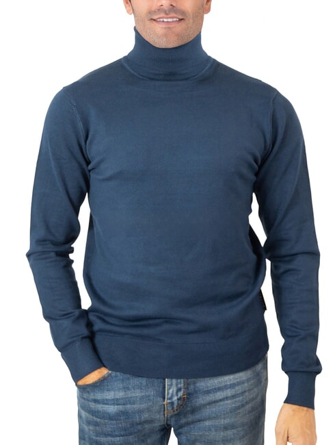RICHMOND X CUSMA Pull à col roulé robe bleue - Pulls pour hommes
