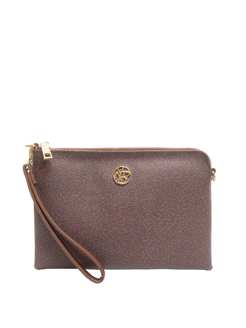 YNOT LUX Pochette avec revers acajou - Sacs pour Femme