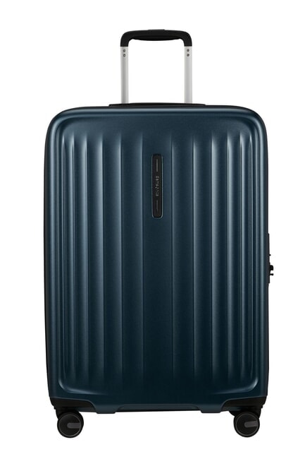 SAMSONITE FYRM  Chariot moyen, extensible bleu acier - Valises Rigides