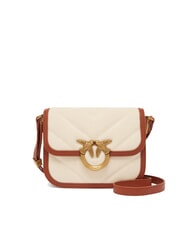 PINKO LOVE BOX BAG Mini sac à bandoulière en toile - Sacs pour Femme