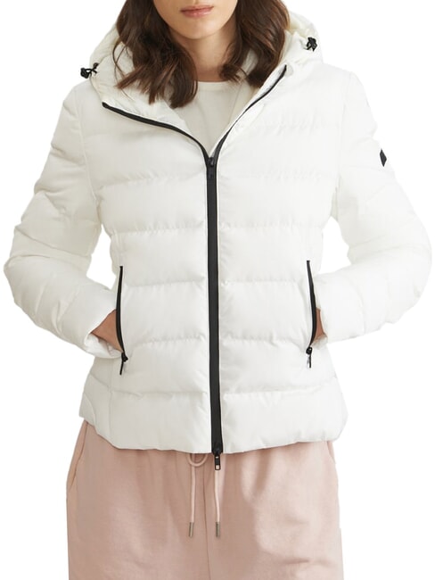 CANADIAN SIMCOE Blouson aviateur à capuche blanche - Doudounes femme