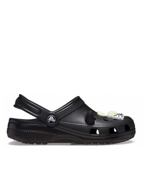 CROCS CLASSIC GLOW BLACK CAT CLOG T sabot à pantoufle noir - Chaussures de bébé