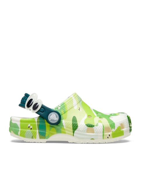 CROCS CLASSIC GLOW SLIME MONSTERSCGT sabot à pantoufle briller en vert - Chaussures de bébé