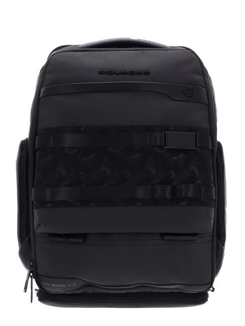 PIQUADRO FX Sac à dos de voyage pour ordinateur portable 15,6" Noir - Sacs à dos pour ordinateur portable