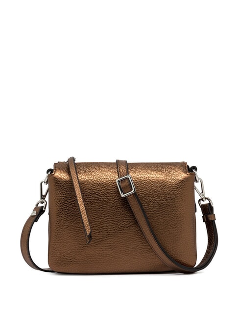 GIANNI CHIARINI THREE Sac à bandoulière en cuir métallisé grillé - Sacs pour Femme