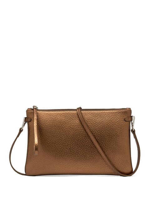 GIANNI CHIARINI HERMY Sac enveloppe en cuir métallisé grillé - Sacs pour Femme