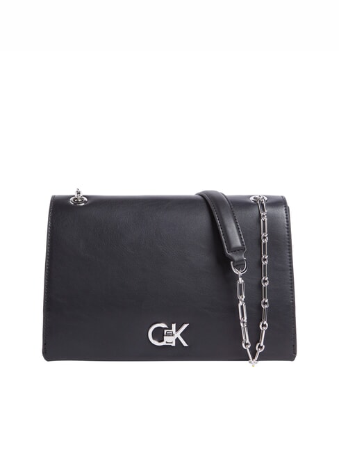 CALVIN KLEIN CK RE-LOCK Échange de devises convertibles sur noir - Sacs pour Femme