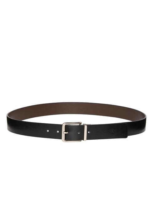 CALVIN KLEIN CKJ PIN BUCKLE Ceinture double face pouvant être raccourcie noir/délicieux/étain - Ceintures