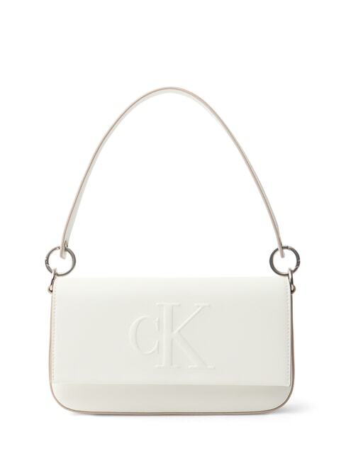 CALVIN KLEIN SCULPTED  Sac à bandoulière lys blanc - Sacs pour Femme