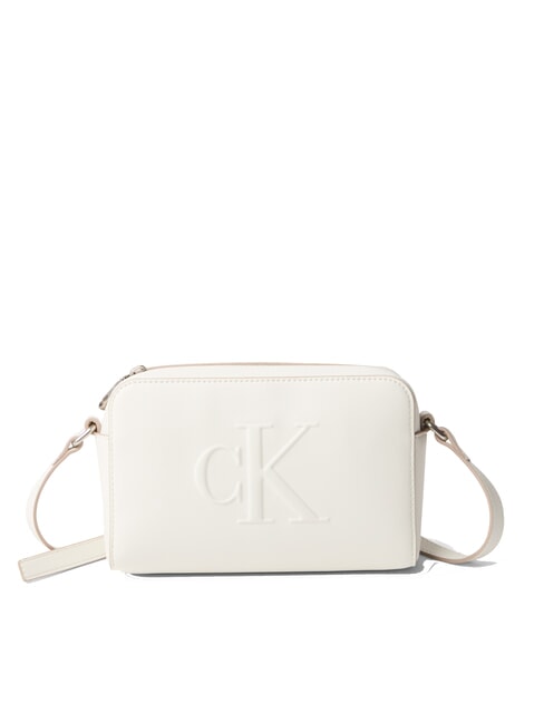 CALVIN KLEIN SCULPTED EW Mini sac à bandoulière lys blanc - Sacs pour Femme