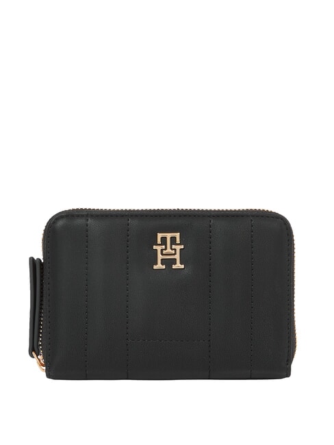 TOMMY HILFIGER TH FEMININE Portefeuille zippé le noir - Portefeuilles Femme
