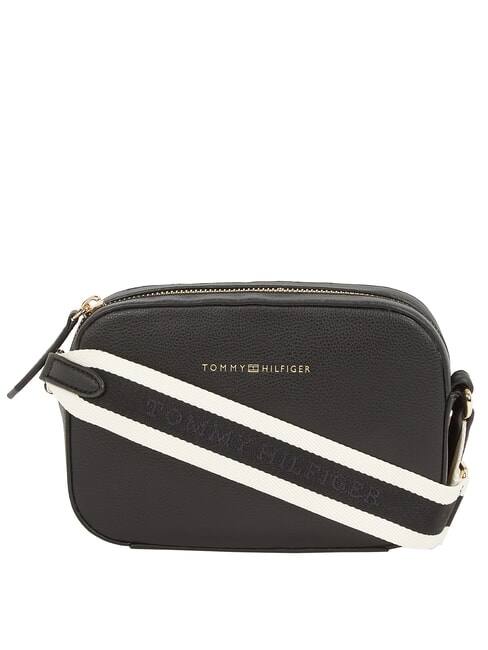 TOMMY HILFIGER TH LOGOTAPE  Mini sac à bandoulière pour appareil photo le noir - Sacs pour Femme