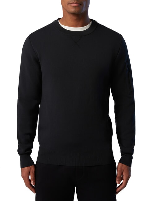 NORTH SAILS 12GG  Pull à col rond noir - Pulls pour hommes
