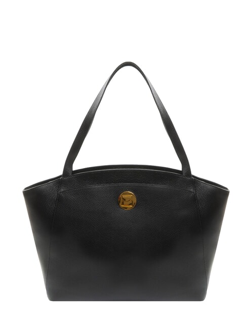COCCINELLE LIYA Sac bandoulière en cuir martelé Noir - Sacs pour Femme