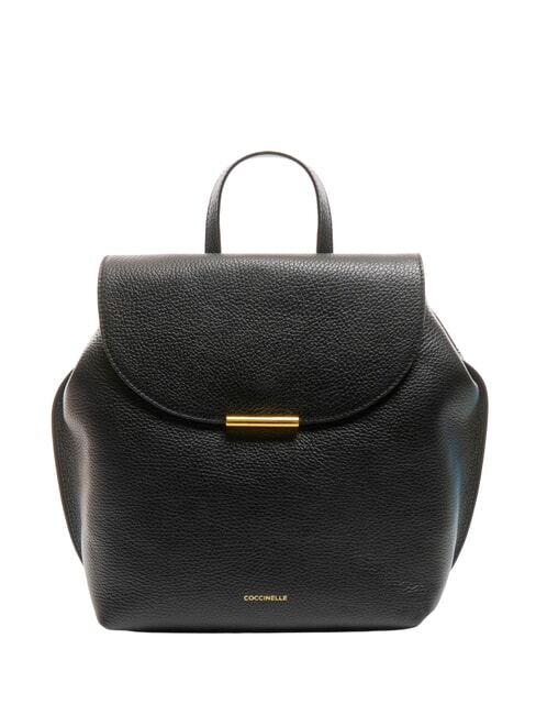 COCCINELLE PRIMROSE Sac à dos en cuir martelé Noir - Sacs pour Femme