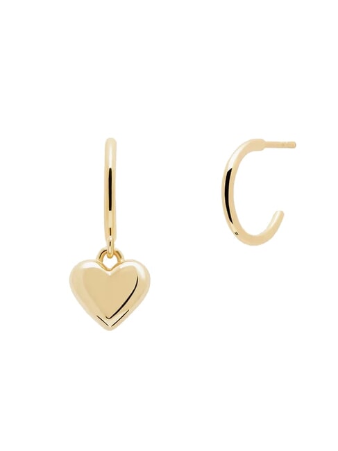 PDPAOLA ESSENTIALS L'ABSOLU ENGRAVE ME  Boucles d'oreilles plaquées or or - Boucles d'oreilles