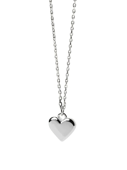 PDPAOLA L'ABSOLU ENGRAVE ME Collier en argent avec pendentif en forme de cœur argent - Colliers
