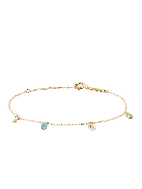 PDPAOLA COLOR BLOOM Bracelet avec quatre zircones en forme de goutte or - Bracelets