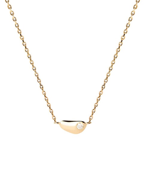 PDPAOLA THE NEW ESSENTIALS DELTA Ensemble de colliers avec pendentif en zircon or - Colliers