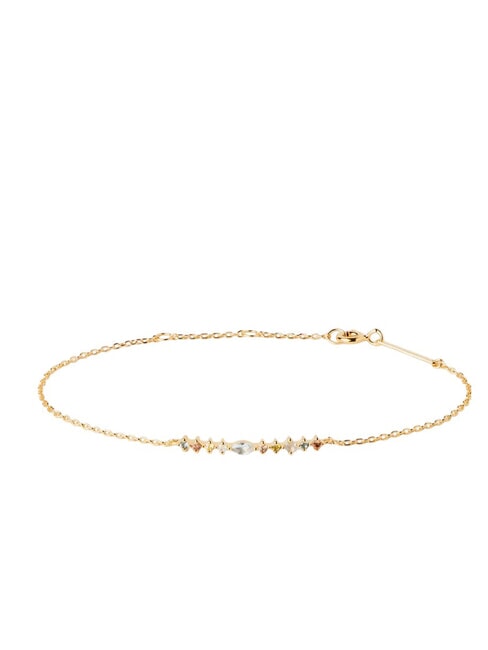 PDPAOLA COLOR LOTUS Bracelet chaîne avec zircones multicolores or - Bracelets