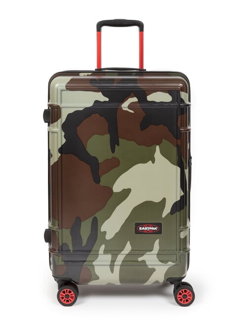 EASTPAK RESIST'R ZIP M Chariot moyen camo - Valises Rigides