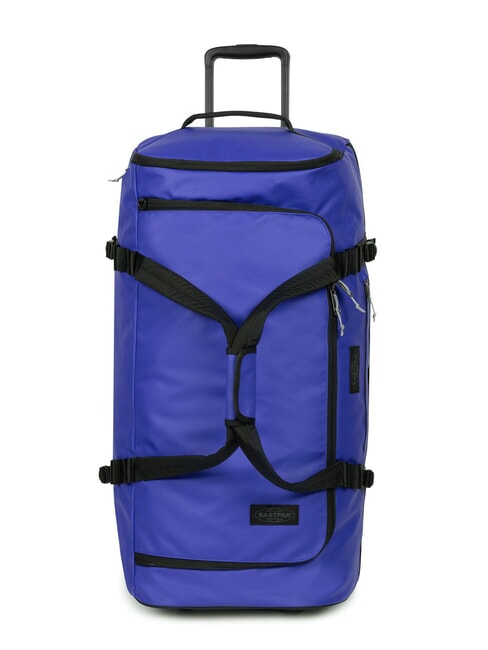 EASTPAK DUFFEL PACK WHEEL M Sac de sport à roulettes moyen hydrofuge bâche bleue - Valises Semi-rigides